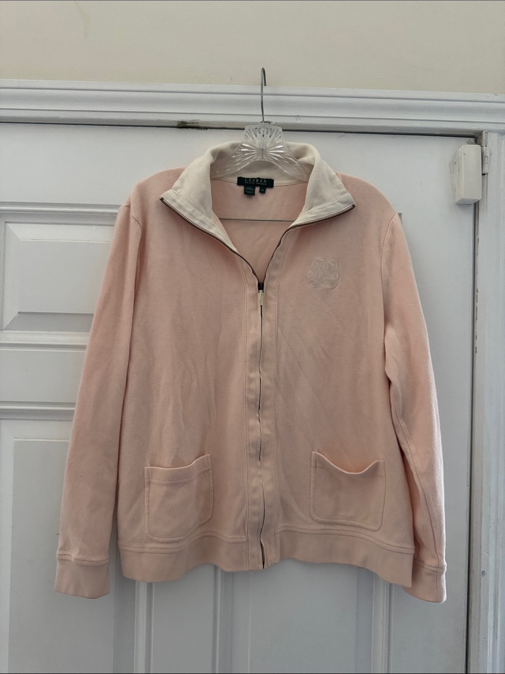 Ralph Lauren zip up sweat coat